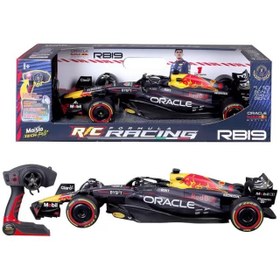 تصویر ماشین کنترلی فرمول ریسینگ RB19 رد بول ریسینگ مدل Maisto Tech (مقیاس 1:10) برند maisto tech Maisto Tech Red Bull Racing RB19 Formula Racing Remote Control Car (1:10)