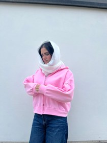 تصویر سوییشرت باکسی ‌White Fox 