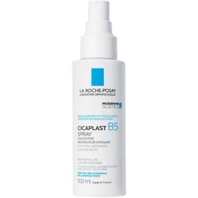 تصویر اسپری ترمیم کننده لاروش پوزای مدل Cicaplast B5 حجم 100 میلی لیتر La Roche-Posay Cicaplast B5 Soothing Repairing Spray 100ml