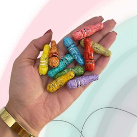 تصویر پک شیخک رنگارنگ 10 عددی 