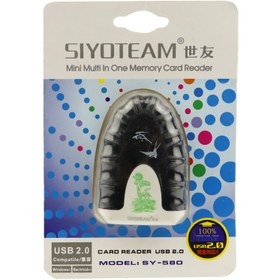 تصویر رم ریدر همه کاره Siyoteam SY-580 Siyoteam SY-580 Mini Multi Memory Card Reader