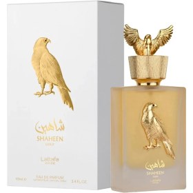 تصویر عطر ادکلن شاهین گلد طلایی لطافه پراید 100 میل اصل Lattafa pride Shaheen gold