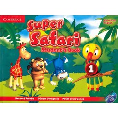 تصویر کتاب سوپر سافاری 1 امریکن American Super Safari 1 SB+WB+CD+DVD