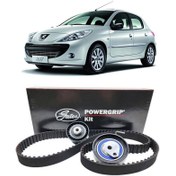 تصویر کیت تسمه تایم پژو 207 گتس (پاورگریپ)gates 