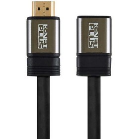 تصویر کابل افزایش طول HDMI کی نت پلاس مدل Extension طول 2 متر ا KnetPlus Extension 2M HDMI Extension Cable KnetPlus Extension 2M HDMI Extension Cable