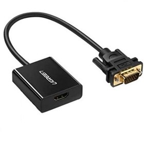 تصویر تبدیل VGA به HDMI یوگرین مدل 60814 UGREEN VGA to HDMI Adapter 60814