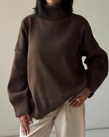 تصویر بافت یقه اسکی لانگ کد 1500139 