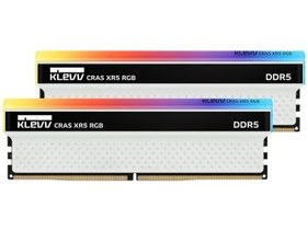 تصویر رم دسکتاپ DDR5 کلو 6200MHz مدل KLEVV CRAS XR5 RGB ظرفیت 2×16 گیگابایت KLEVV CRAS XR5 RGB 6200MHz CL40 White 2x16GB DDR5 kd5agua80-62e400s Desktop Ram