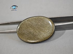 تصویر ابسیدین طلایی بیضی 8.5 گرم 