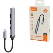 تصویر هاب USB-C الدینیو مدل DS34U با ۴ پورت 