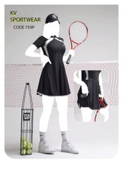 تصویر تونیک دامنی تنیس زنانه NIKE کد 007 NIKE womens tennis skirt tunic code 007