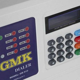 تصویر دزدگیر اماکن سیم کارت و تلفن همزمان برند gmk (جی ام کا) مدل 910 ا gmk 910 security alarm system GSM + TEL gmk 910 security alarm system GSM + TEL