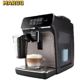تصویر اسپرسوساز فیلیپس EP2235 ا Philips Ep2235 Espresso Maker ا Philips LatteGo 2200 EP2235/40 Bean to Cup Coffee Machine – Brown Philips LatteGo 2200 EP2235/40 Bean to Cup Coffee Machine – Brown