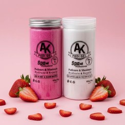 تصویر پدی ژل ۵۰۰ گرمی AK رایحه توت فرنگی Pedi Gel