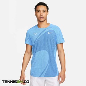 تصویر تی شرت تنیس مردانه نایک Nike Dri-FIT ADV Rafa- آبی 