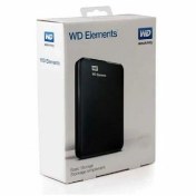 تصویر هارد اکسترنال وسترن دیجیتال 500 گیگابایت Elements (ضمانت 12 ماهه + کیف محافظ) 