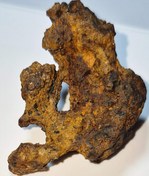 تصویر شهابسنگ سنگی آهنی مزوسیدریت iron stoney meteorite - mesosiderite