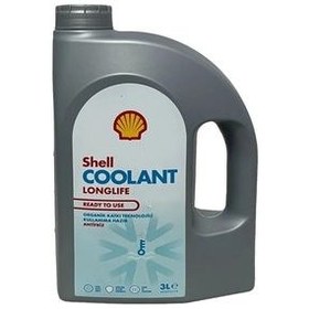 تصویر ضدیخ قرمز خنک کننده LONGLIFE آماده ضد یخ 3 لیتری 37C استفاده شل اورحینال Shell 