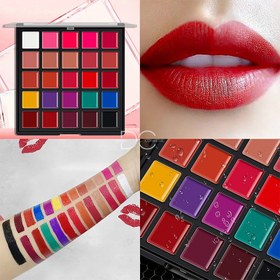 تصویر پالت رژلب رینبو | 25 رنگ Rainbow Lip[ Palette 25 Color