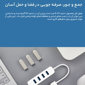 تصویر هاب 4 پورت USB 3.0 شیائومی Mi مدل XMFXQ01QM 