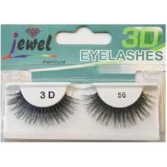 تصویر مژه جفتی جول مدل 3D شماره 56 جول Jewel 3D Eyelashes, No.56 