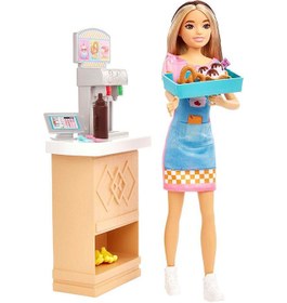 تصویر ست بازی باربی® اسکیپر™ اولین شغل‌ها - پیشخدمت بار اسنک برند barbie Barbie® Skipper™ First Jobs - Snack Bar Attendant Playset