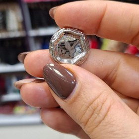 تصویر دکمه دفرمه - نقره ایی / سایز 2 