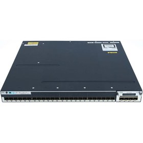 تصویر سوییچ سیسکو مدل WS-C3750X-24S-S استوک Cisco WS-C3750X-24S-S 24Port Switch Stock