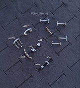 تصویر کالکشن پیرسینگ پشت فلت 