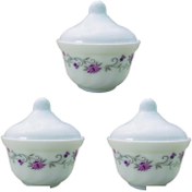 تصویر قندان پارس اپال مدل لیندا کد 124 بسته 3 عددی 