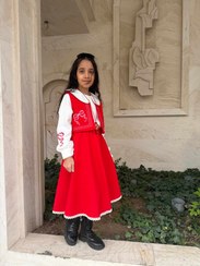 تصویر ست سه تیکه دخترانه مجلسی گلدوزی پاپیون - سبز / 6 