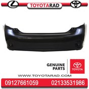 تصویر سپر عقب تویوتا کرولا 2008 تا 2009 برند اصلی جنیون پارت 