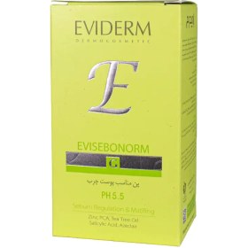 تصویر پن مناسب پوست چرب سبونورم اویدرم 100 گرم Eviderm Sebonorm Oily Skin Pain 100Gr