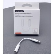 تصویر تبدیل بلوتوثی صدا Lightning To AUX مدل JH-002 ا JH-002 BlueTooth Lightning To AUX Headphone Jack Adapter 