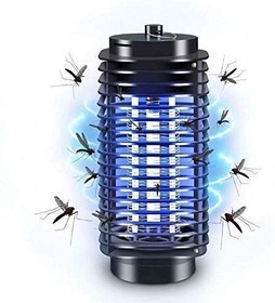 تصویر حشره کش برقی طرح فانوسی ارجینال آمازون مدل LF-200 International Eco Friendly Electronic LED Mosquito Killer Machine Trap Lamp, Theory Screen Protector Mosquito Killer lamp for House,USB Power Electronic (LF-200-black)