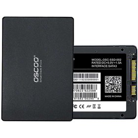 تصویر اس اس دی اینترنال اوسکو SATA مدل OSC-SSD-002 BLACK ظرفیت 512 گیگابایت Oscoo Black 240GB SATA Internal SSD OSC-SSD-001