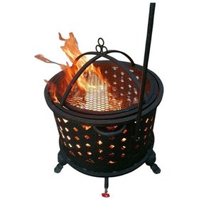 تصویر آتشدان زغالی 