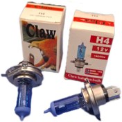 تصویر لامپ جلو خودرو H4 سه‌خار Claw نور سفید یخی ۱۰۰/۹۰ وات 
