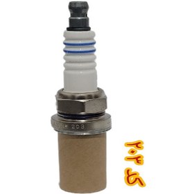 تصویر شمع اریسان دو پلاتین بوش روسیه FLR8LDCU+9 Bosch Russian Double Platinum Short Base Spark Plug FLR8LDCU +9