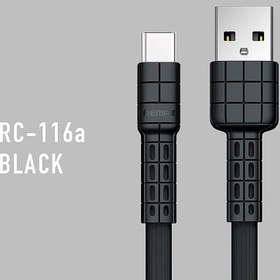 تصویر کابل Remax RC-116A 2.4A Type-C 1m Remax RC-116A 2.4A Type-C 1m Data Cable