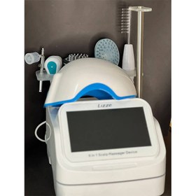 تصویر دستگاه اسکالپ سر ۶ کاره لیز با کلاه 