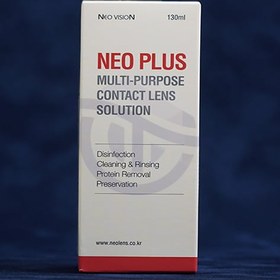 تصویر محلول شستشوی لنز نئو پلاس نئو ویژن 130 میل NEO VISION Neo Plus contact lens solution130 ml