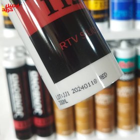 تصویر چسب سیلیکون حرارتی قرمز جانباند مدل junbond high temperature rtv silicone 300ml – jb1126 