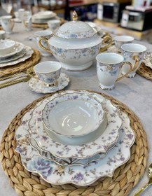 تصویر سرویس غذاخوری ۶ نفره چینی بونچاینا 