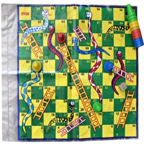 تصویر بازی فکری منچ و مار و پله 