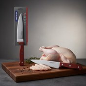 تصویر چاقو آشپزخانه دسته چوبی برزیل ش ۷ 