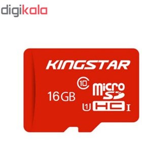 تصویر کارت حافظه MicroSD کینگ استار MicroSD U1 ظرفیت 16 گیگابایت ا MicroSD 16GB U1 Memory Card MicroSD 16GB U1 Memory Card