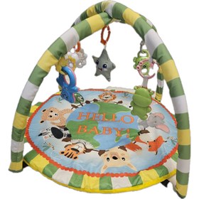 تصویر تشک بازی نوزاد مخملی (طرح متنوع) baby play mat