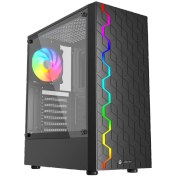 تصویر کیس کامپیوتر لاجی کی C231B RGB Mid Tower مشکی Logikey C231B RGB Mid Tower Black Computer Case