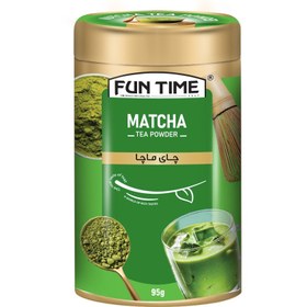 تصویر چای ماچا قوطی فلزی 